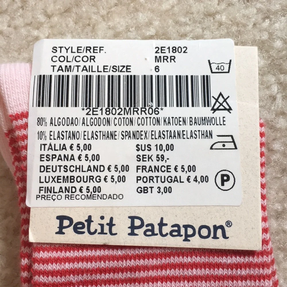 NWT Petit Patapon socks size 6